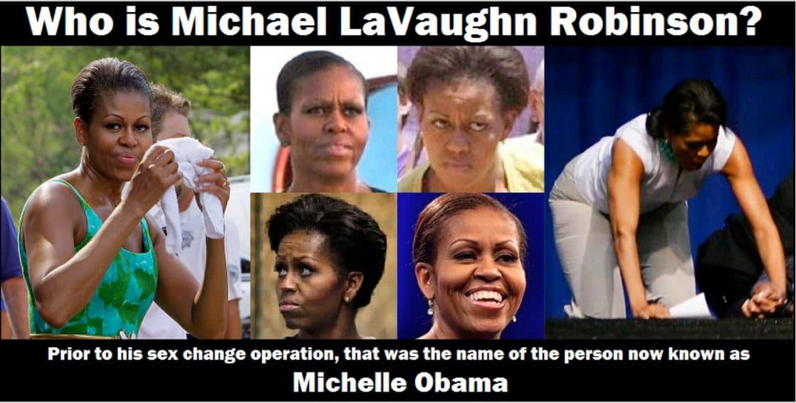 [IMAGE of Michael, aka:  Michelle Obama